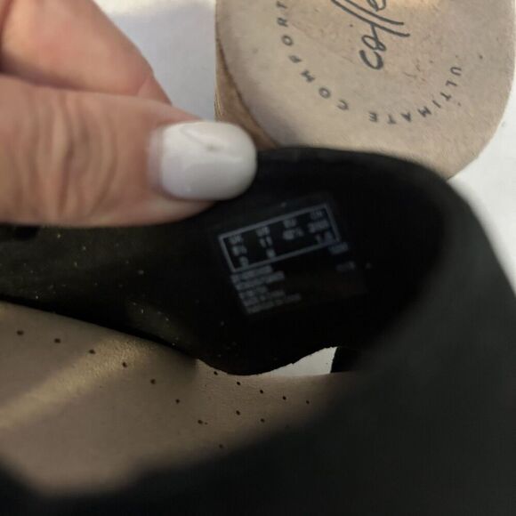 Clarks Collection Shoes Womens Size 11 Wedge Sandals Cork Heel Ultimate Comfort - Picture 9 of 12